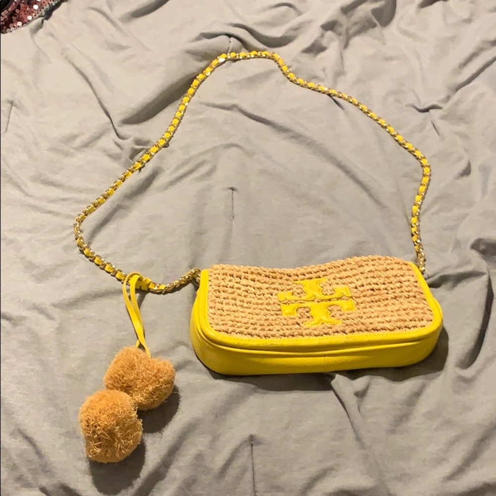 Yellow Tory Burch Crossbody Bag